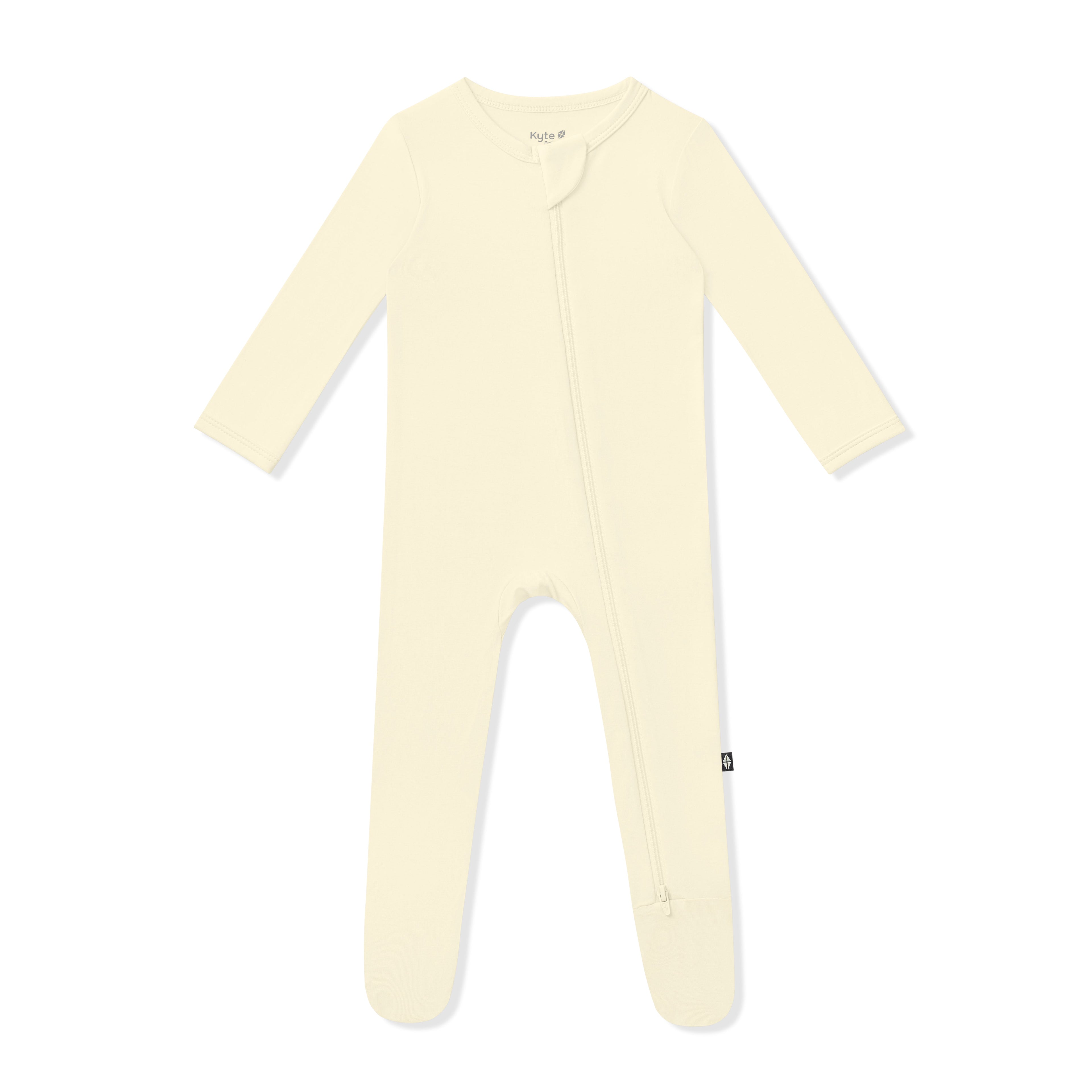 Zippered Footie in Chamomile