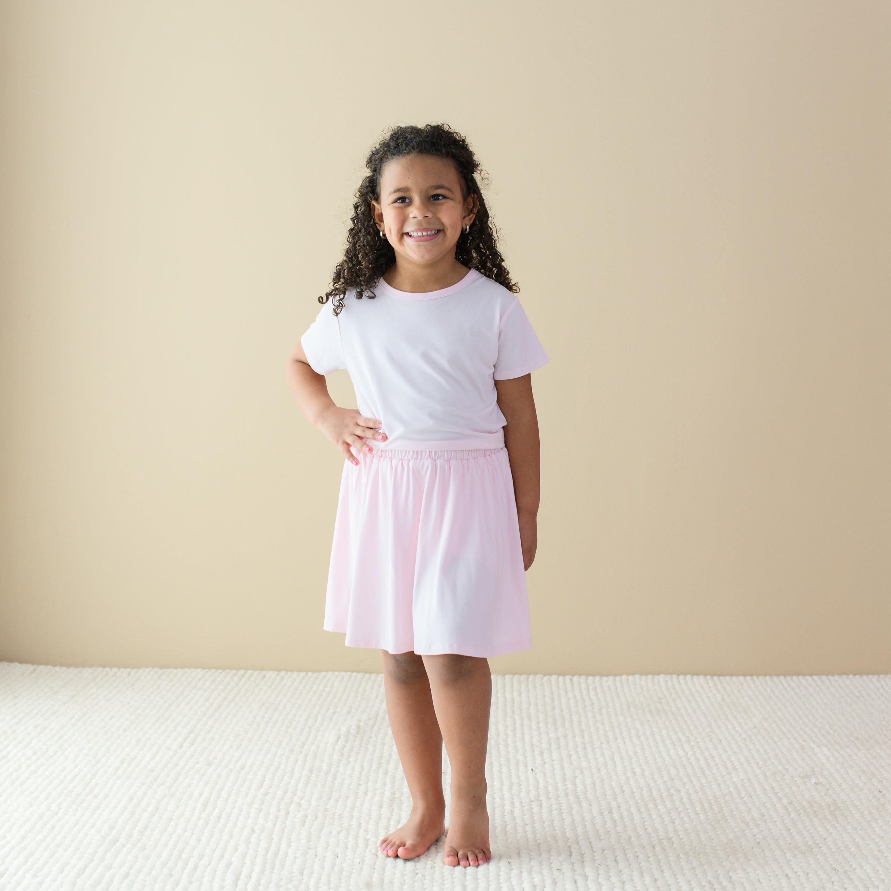 Toddler Basic Tee in Sakura